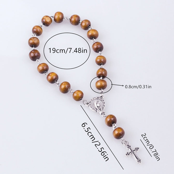 Crucifix Pine Beads Baptism/Prayer Strings - image 5