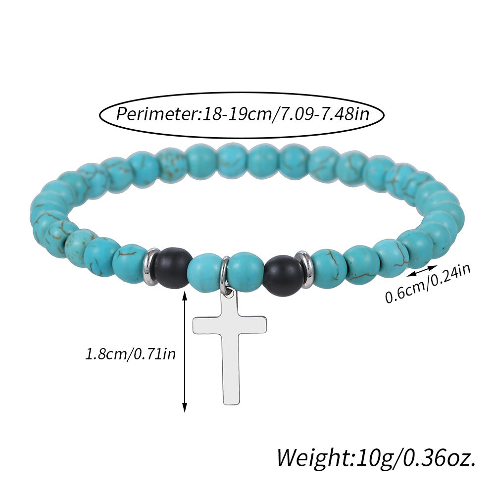 Christianartworkshop Blessing Turquoise Stretch Bracelet - image 4