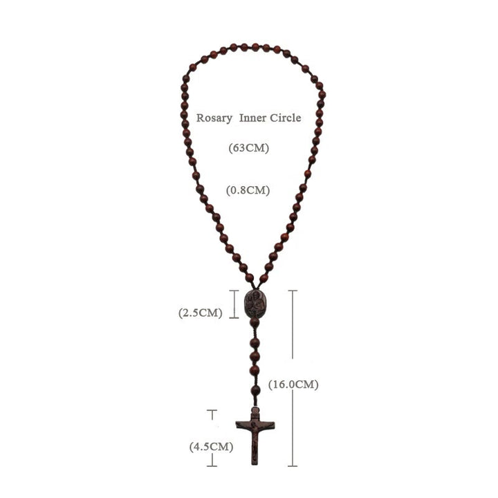 Christianartworkshop Olive Wood Beads Crucifix Prayer Rosary - image 12