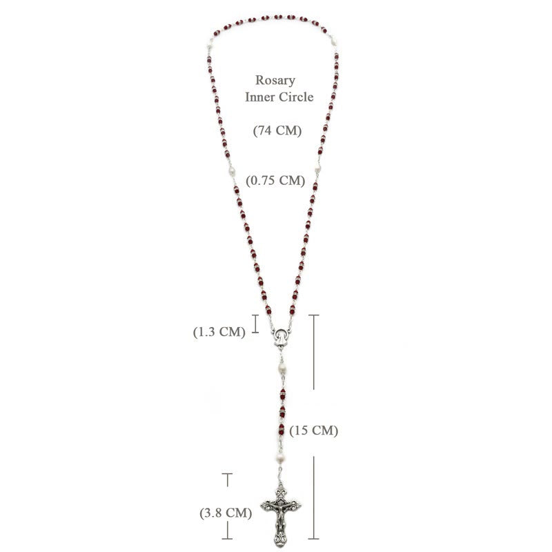 Christianartworkshop Alloy & Crystal Prayer Single Decade Rosary - image 6