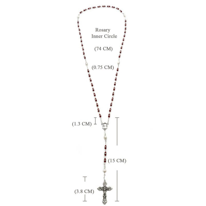 Christianartworkshop Alloy & Crystal Prayer Single Decade Rosary - image 6