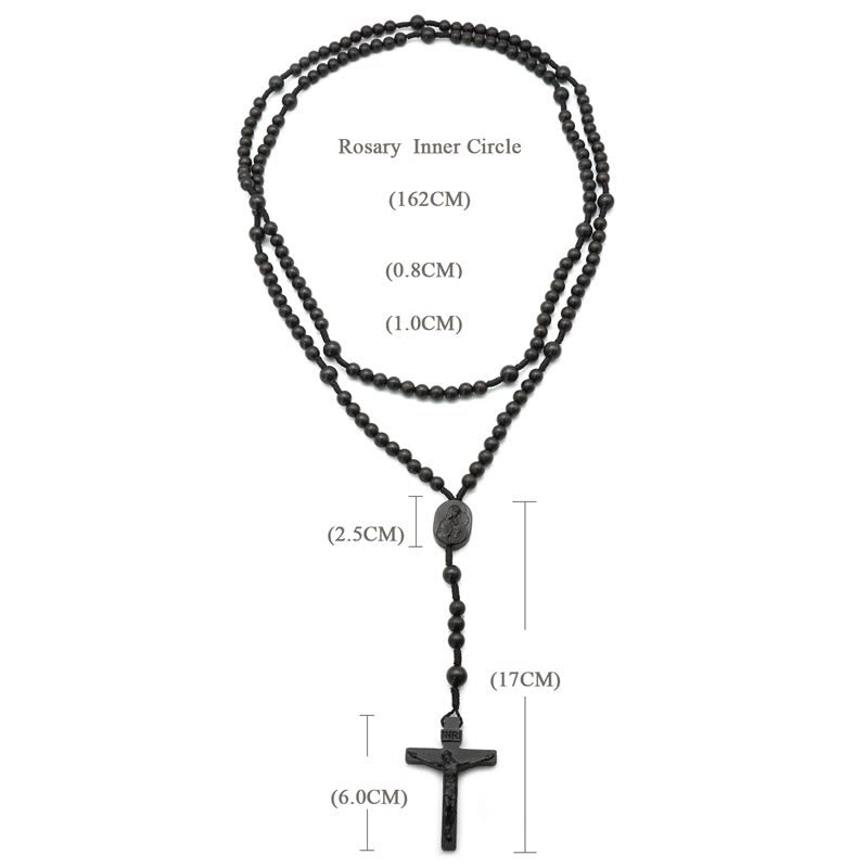 Christianartworkshop Olive Wood Beads Fifteen Decade Praying Rosary of the Blessed - image 6