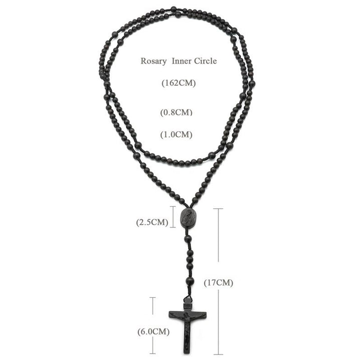 Christianartworkshop Olive Wood Beads Fifteen Decade Praying Rosary of the Blessed - image 6
