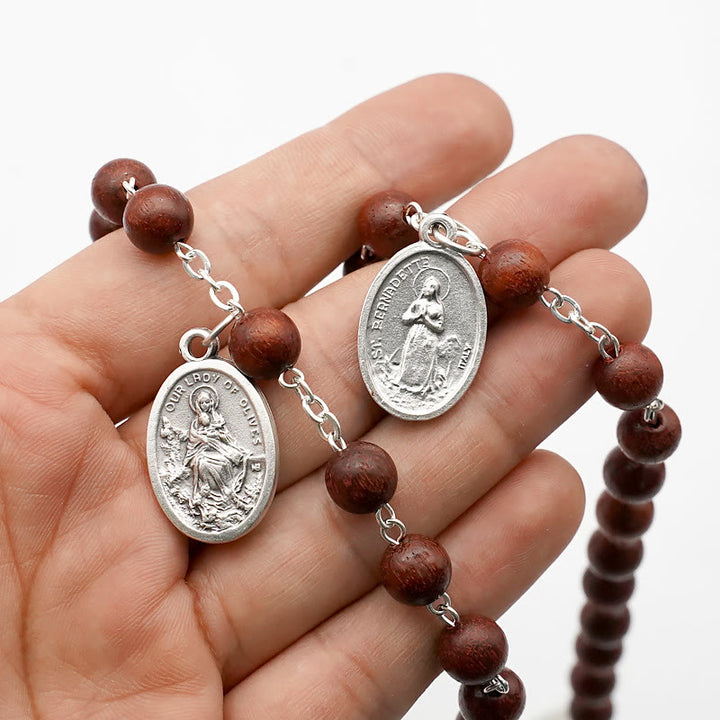 Christianartworkshop Classic Iconostasis Handmade Olive Wood Rosary - image 6