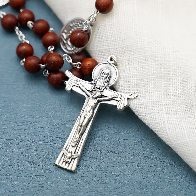 Christianartworkshop Classic Iconostasis Handmade Olive Wood Rosary - image 3