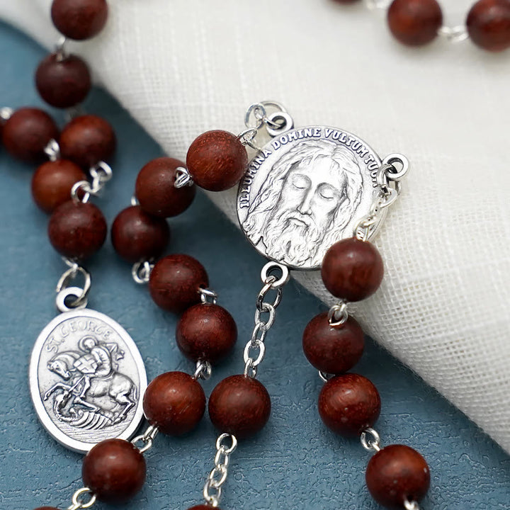 Christianartworkshop Classic Iconostasis Handmade Olive Wood Rosary - image 4