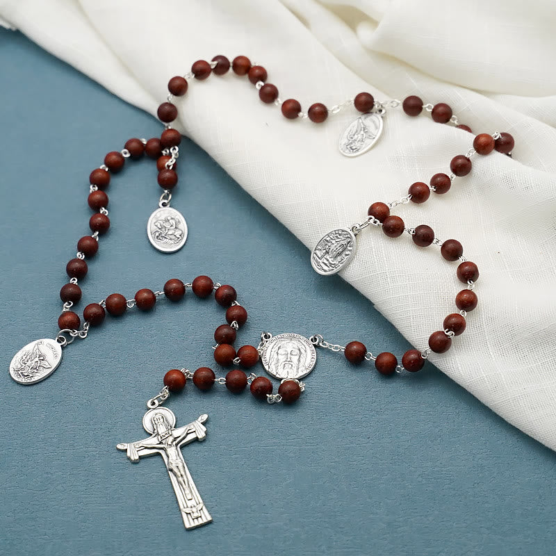 Christianartworkshop Classic Iconostasis Handmade Olive Wood Rosary - image 2