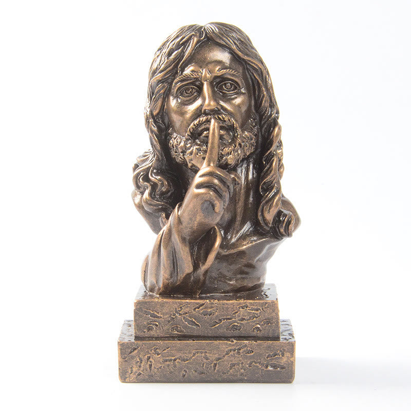Jesus Resin Crafts Home Decoration - Jesus Silenced - image 1