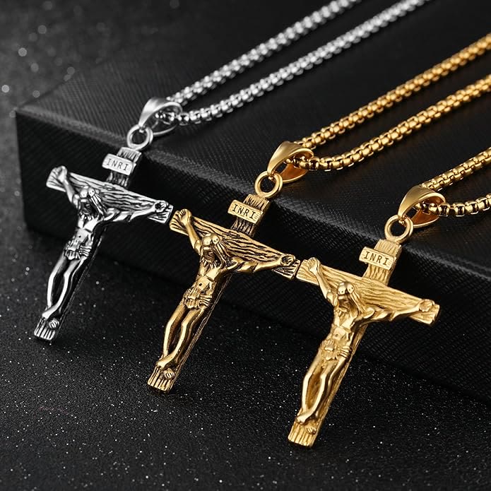 Christianartworkshop FAITH AS YOUR ARMOR: Crucifix Pendant Charm Necklace  - image 8