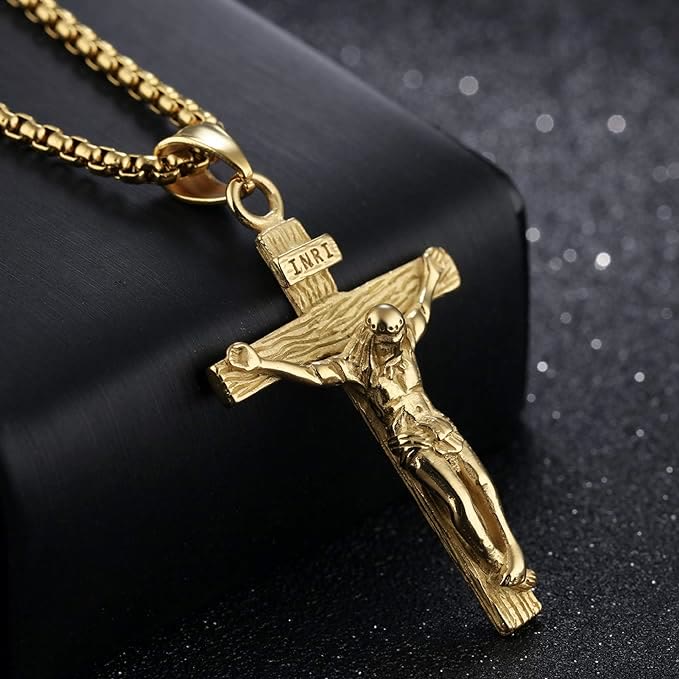 Christianartworkshop FAITH AS YOUR ARMOR: Crucifix Pendant Charm Necklace  - image 6