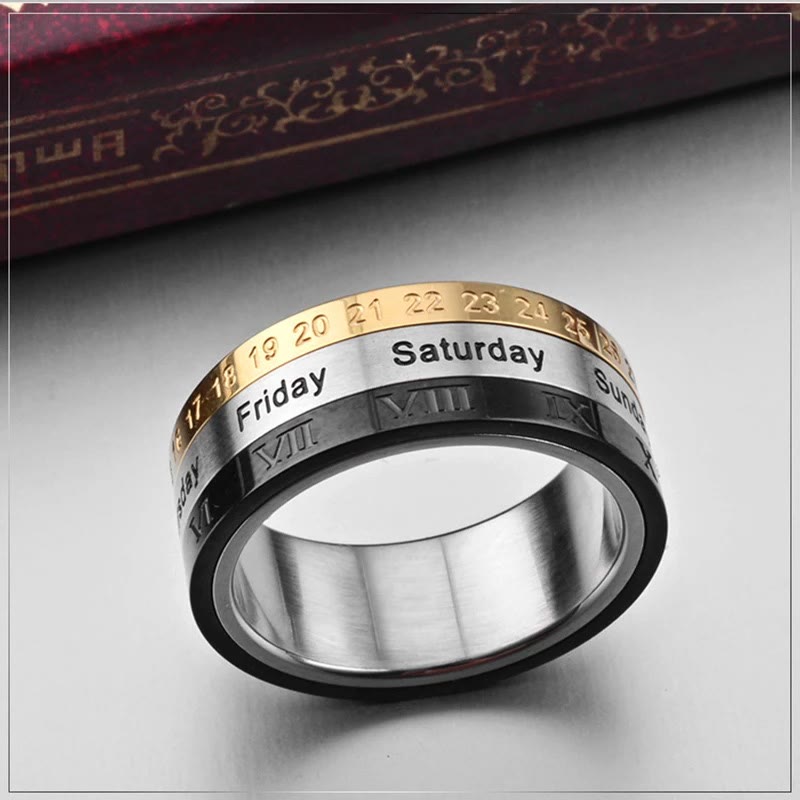 Christianartworkshop "The Genesis" Time and Date Ring: God's Seven Days of Creation  - image 3