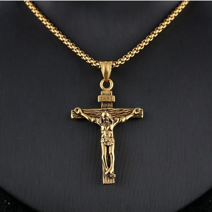 Christianartworkshop FAITH AS YOUR ARMOR: Crucifix Pendant Charm Necklace  - image 5