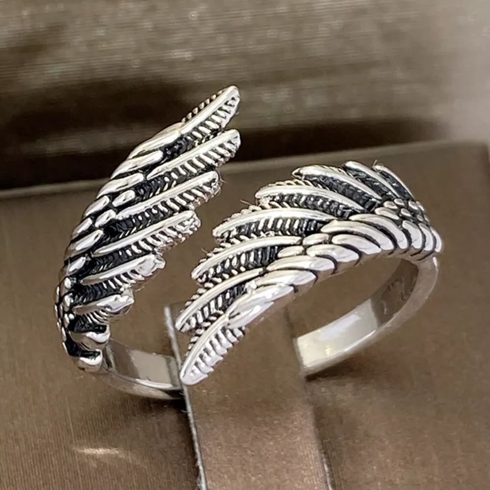 Christianartworkshop Pure Angel Wings Adjustable Ring - image 3