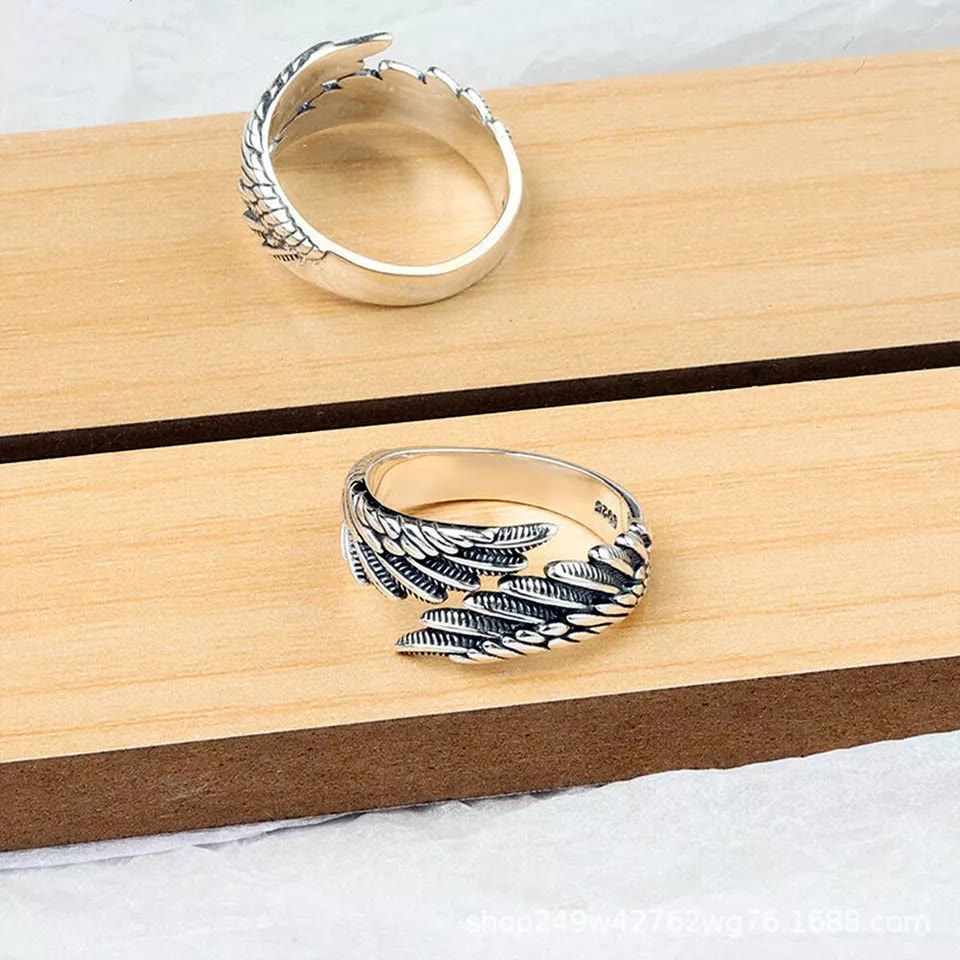 Christianartworkshop Pure Angel Wings Adjustable Ring - image 5