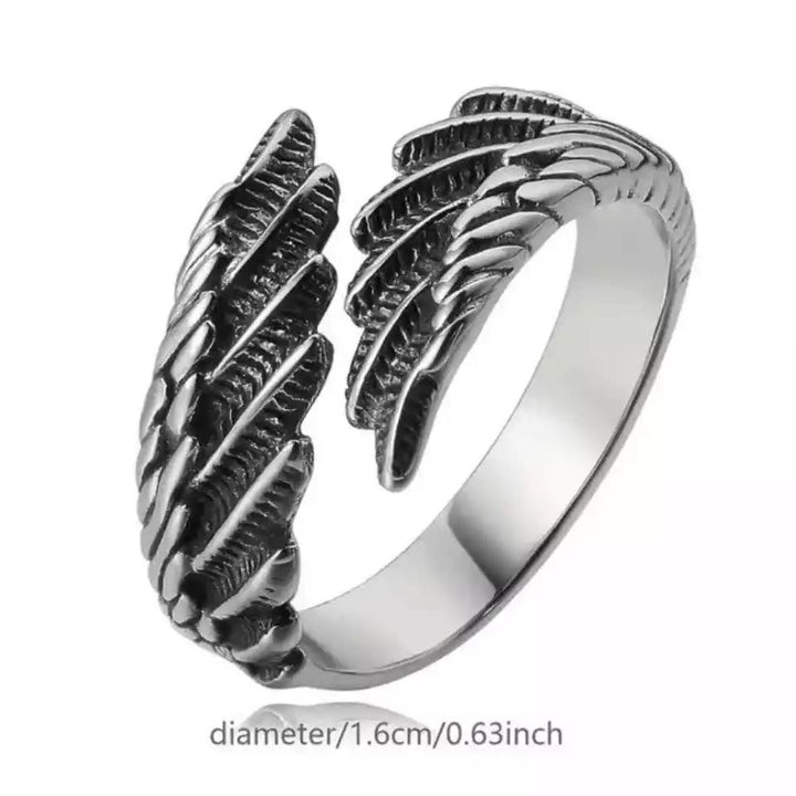 Christianartworkshop Pure Angel Wings Adjustable Ring - image 6
