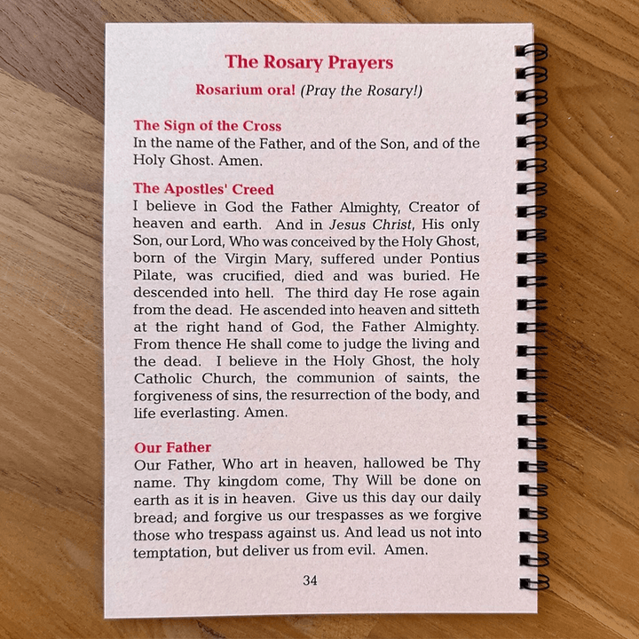 Christianartworkshop POCKET-SIZE Rosary Meditation Book - image 6
