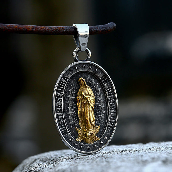 Christianartworkshop The Patron Saint: Our Lady of Guadalupe Necklace - image 4