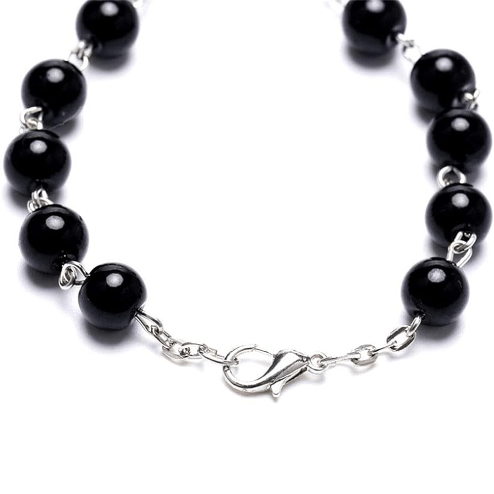 Handmade Beaded Cross Bracelet Pocket Rosary - image 3