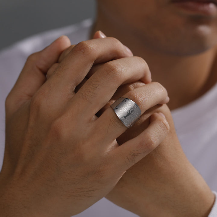 Christianartworkshop Tree of Life Bird Guardian Ring - image 6