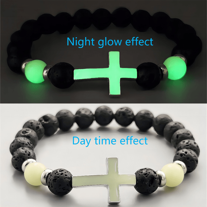 Christianartworkshop Glow in the Dark  Cross Bracelet - image 8