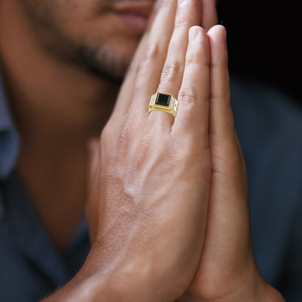 Christianartworkshop Faith Two Tone Plated Cross Ring - With God All Things Are Possible - image 3