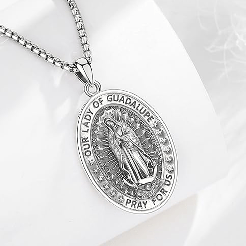 Christianartworkshop Virgin Mary Religious Stainless Steel Pendant Necklace - image 3