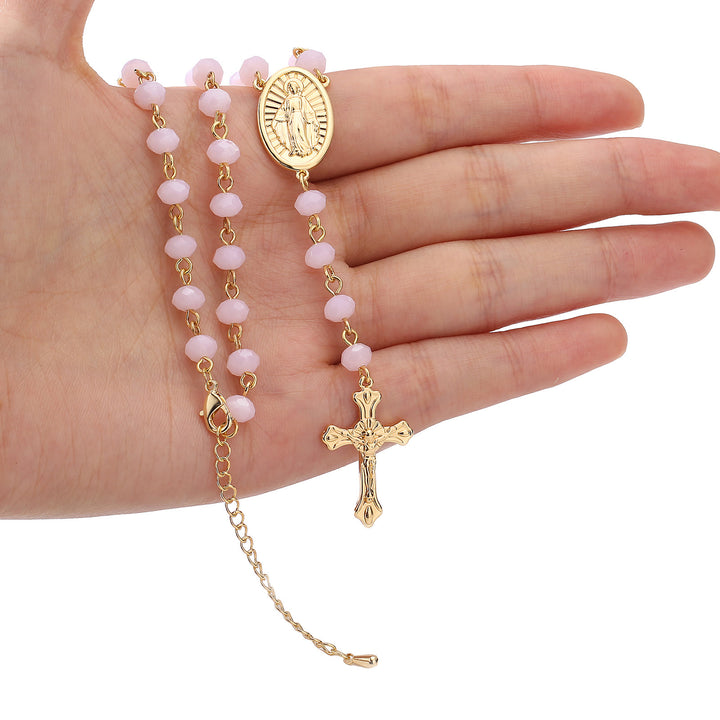 Christianartworkshop Virgin Mary Medal & Crucifix Pendant Necklace - image 21