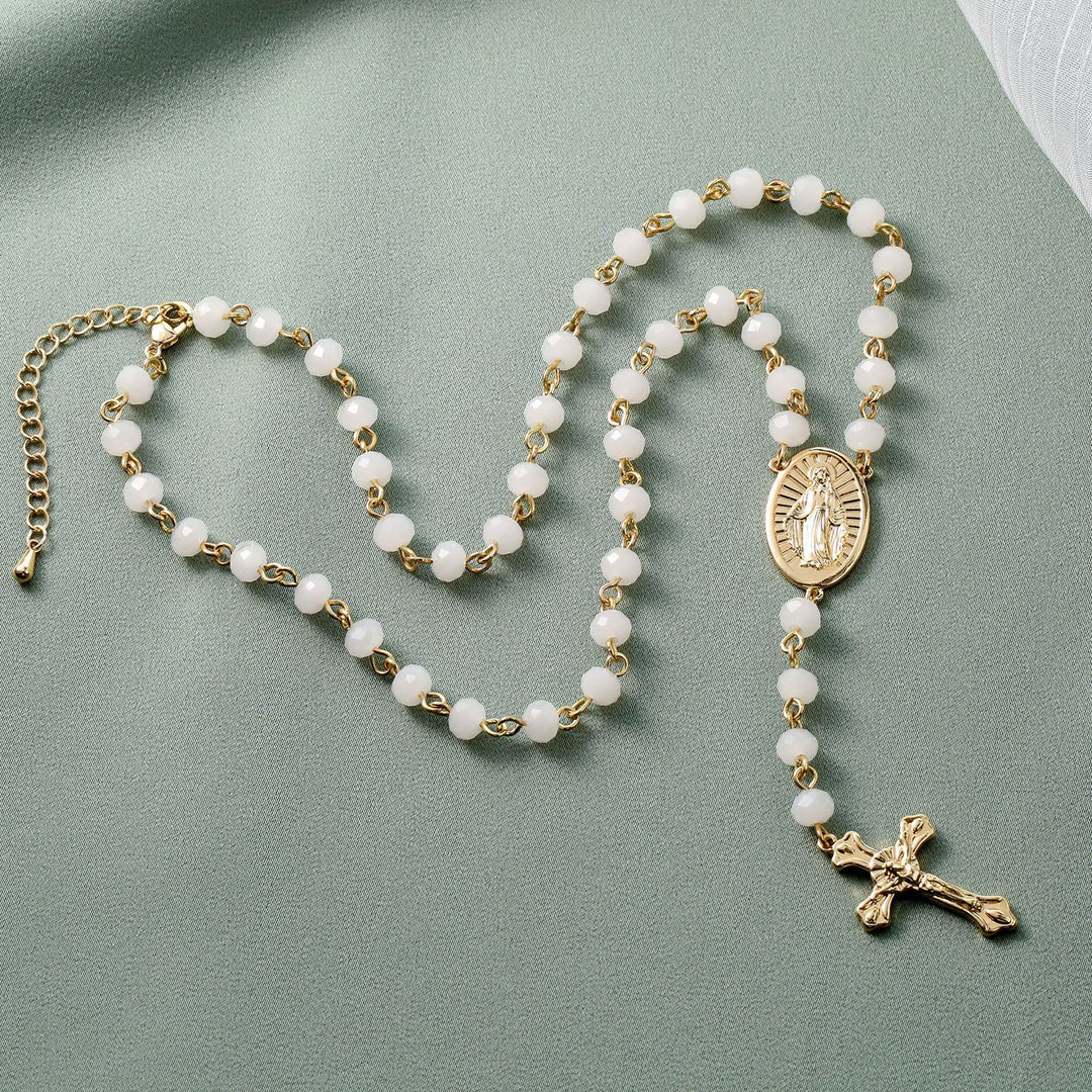 Christianartworkshop Virgin Mary Medal & Crucifix Pendant Necklace - image 14