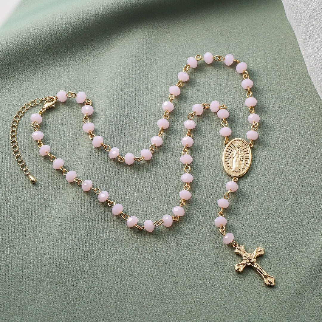 Christianartworkshop Virgin Mary Medal & Crucifix Pendant Necklace - image 23