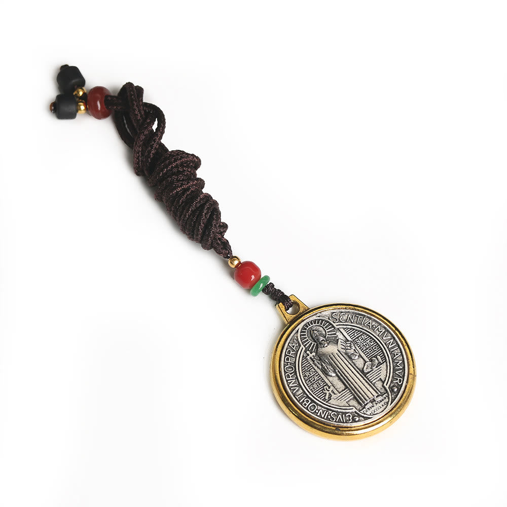 Christianartworkshop Classic St. Benedict Medallion Amulet Necklace - image 4