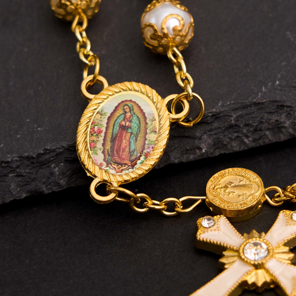 Our Lady of Guadalupe Multipurpose Graceful Bracelet Rosary - image 2
