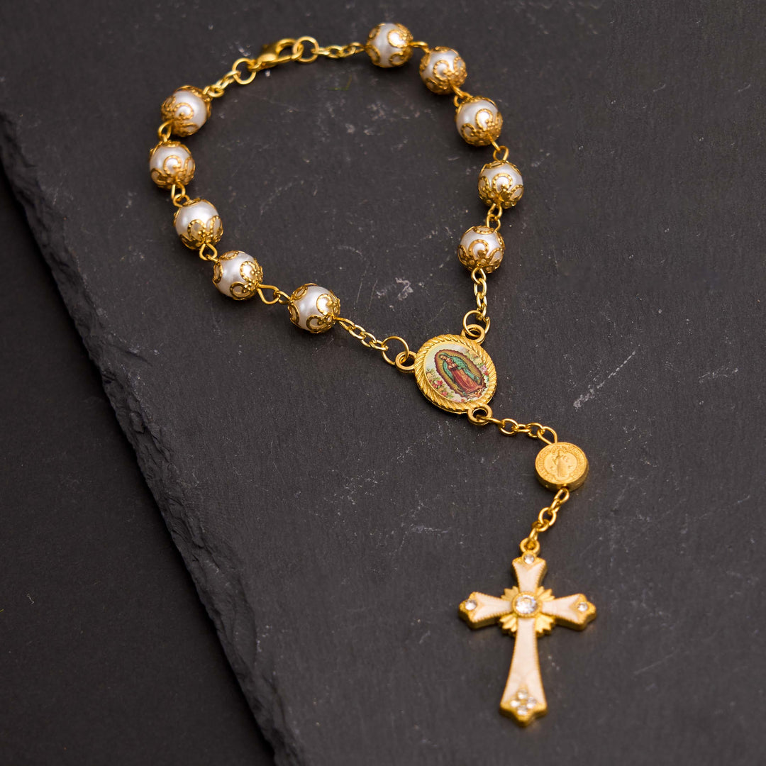 Our Lady of Guadalupe Multipurpose Graceful Bracelet Rosary - image 5