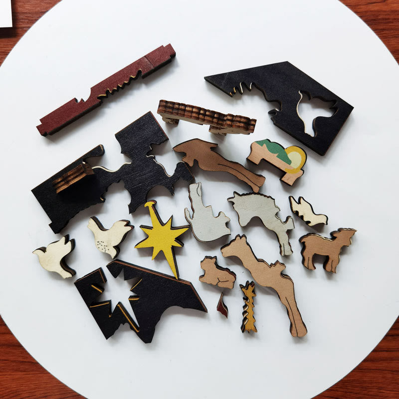 Manger Nativity Wooden Puzzle - image 3