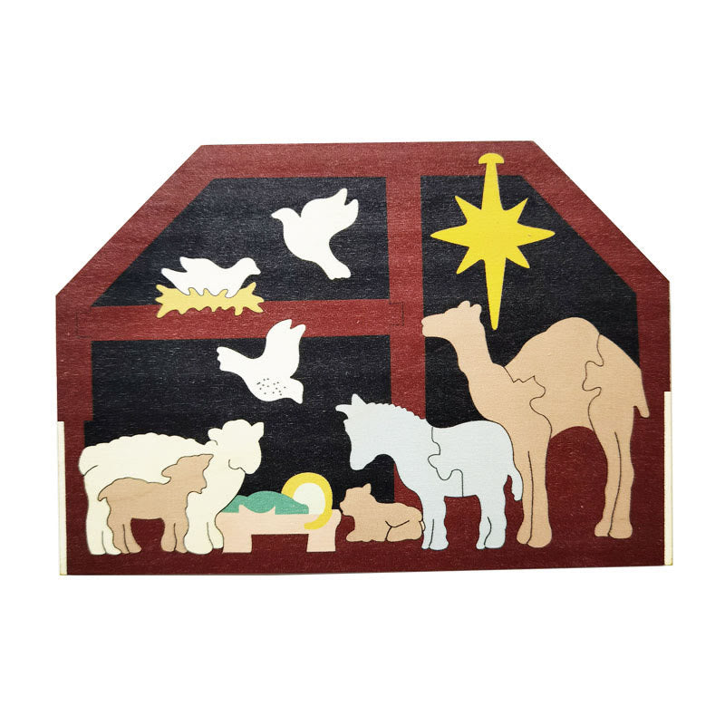 Manger Nativity Wooden Puzzle - image 4