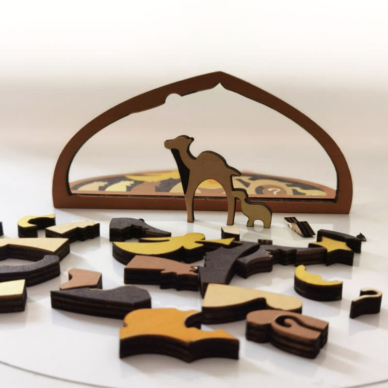 Manger Nativity Wooden Puzzle - image 2