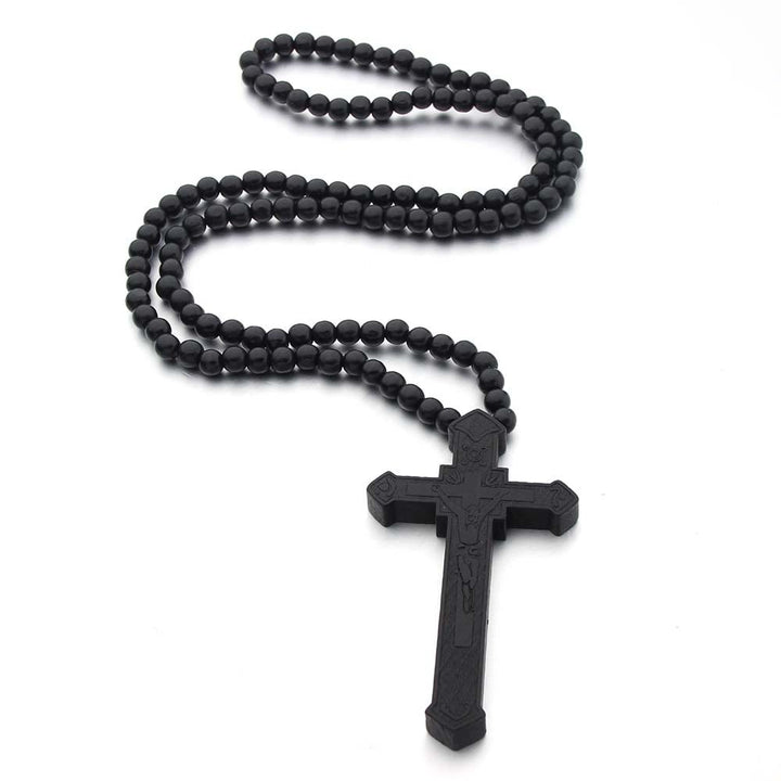 Christianartworkshop Jesus Cross Wooden Necklace - image 9