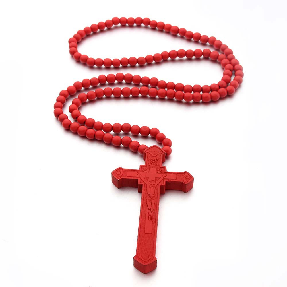 Christianartworkshop Jesus Cross Wooden Necklace - image 7