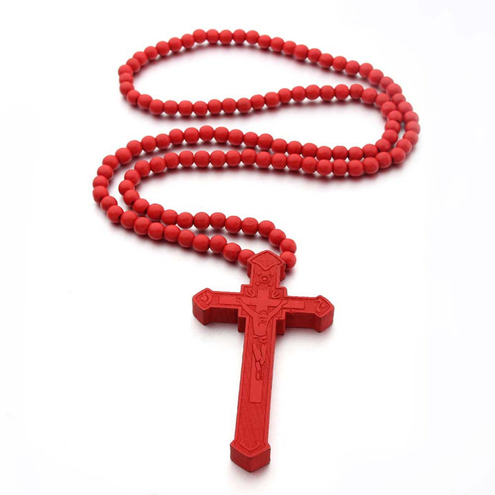 Christianartworkshop Jesus Cross Wooden Necklace - image 7