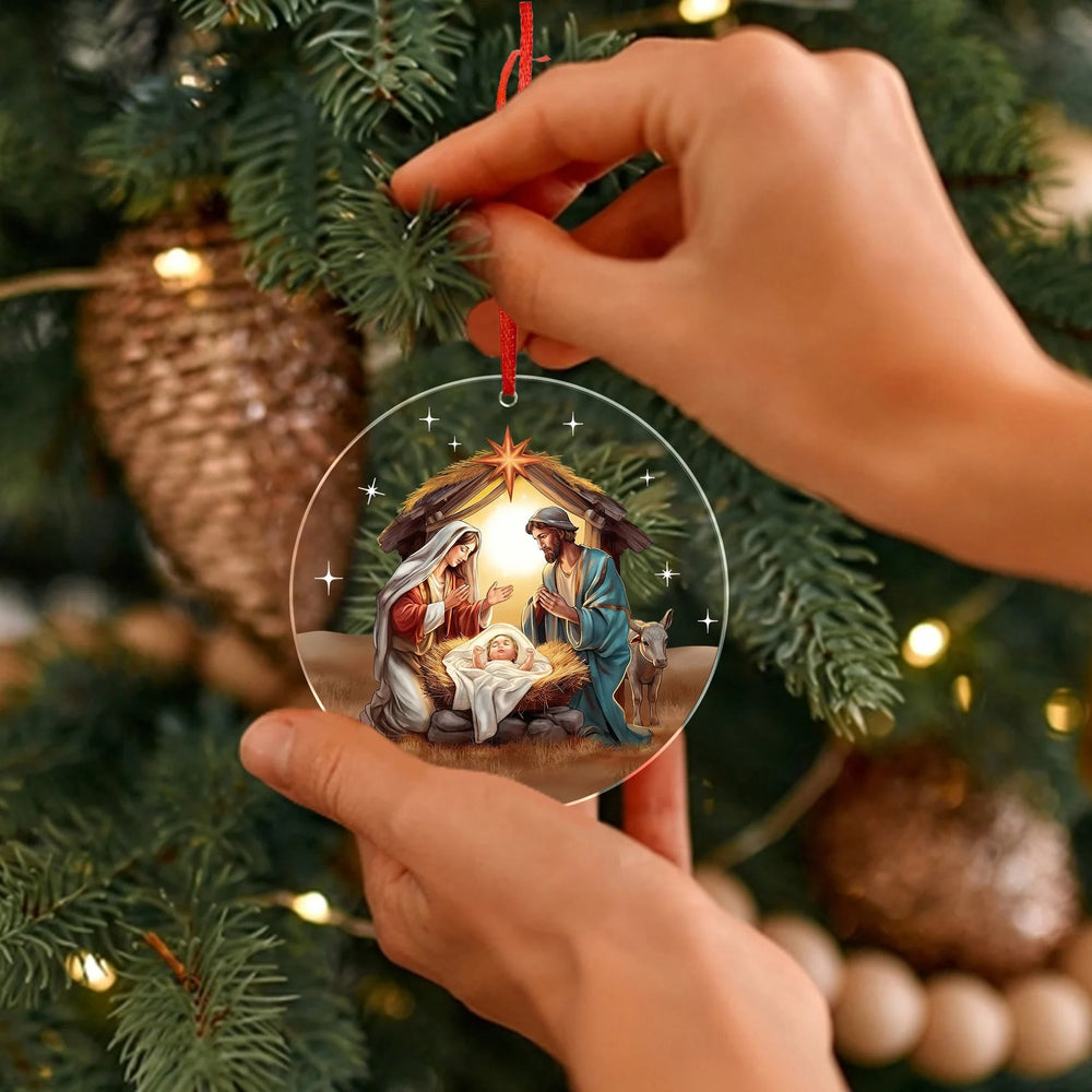 Christianartworkshop Christmas Nativity Scene Christ Decor Ornaments B - image 2