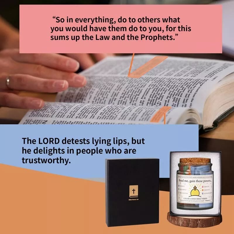 Christian Art Hope Jar Bibles Verse Study Power Supplies - image 7