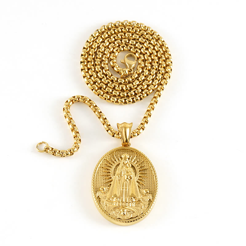 Christianartworkshop 11 Retro Style Classic Icon Bless Pendant Necklace - Our Lady Of Aparecida - image 8