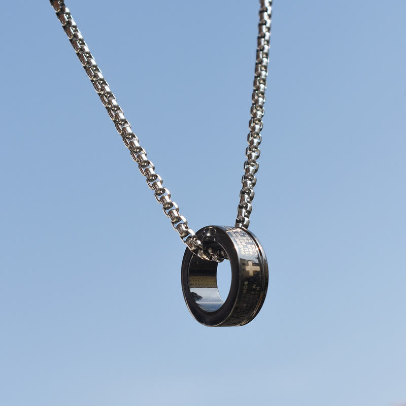 Christianartworkshop Combination Style Bible Verse Ring & Chain Necklace - image 5