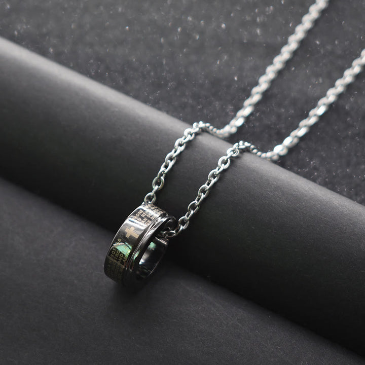 Christianartworkshop Combination Style Bible Verse Ring & Chain Necklace - image 3