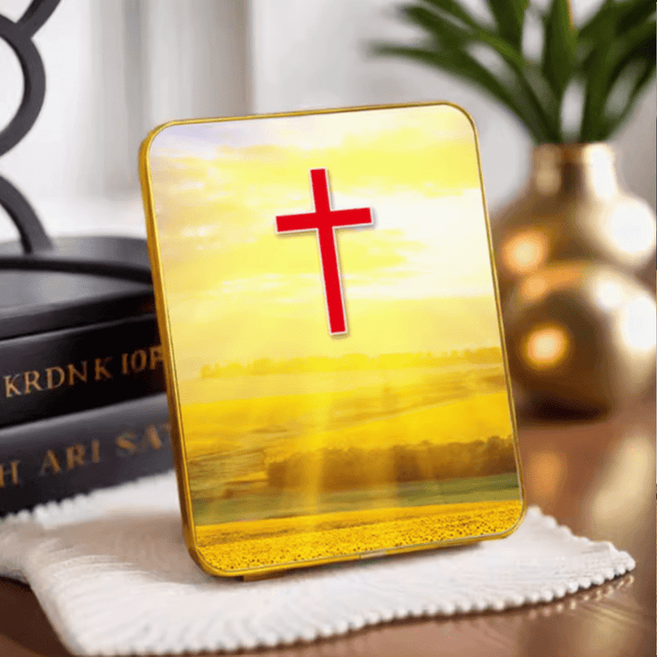 Christianartworkshop Modern Style Multi-options Cross Decorative Painting Desktop Ornaments - Style 8 - image 8