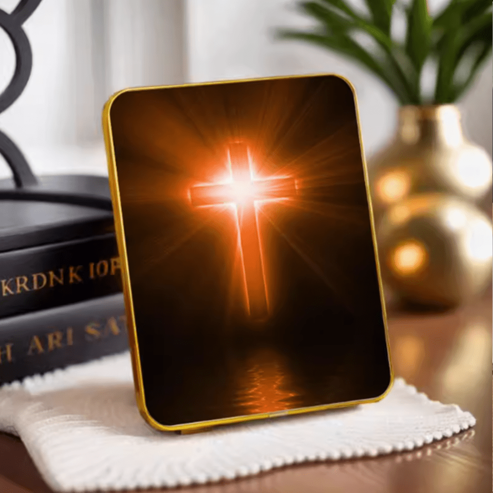 Christianartworkshop Modern Style Multi-options Cross Decorative Painting Desktop Ornaments - Style 7 - image 7
