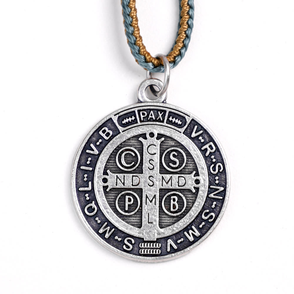 Christianartworkshop Olive Wood Saint Benedict Medal Decade Rosary - image 9