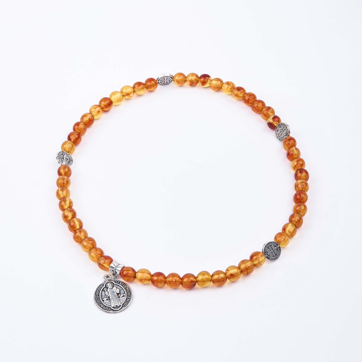 Christianartworkshop Classic Style St. Benedict Medal Rosary Bracelet - image 7