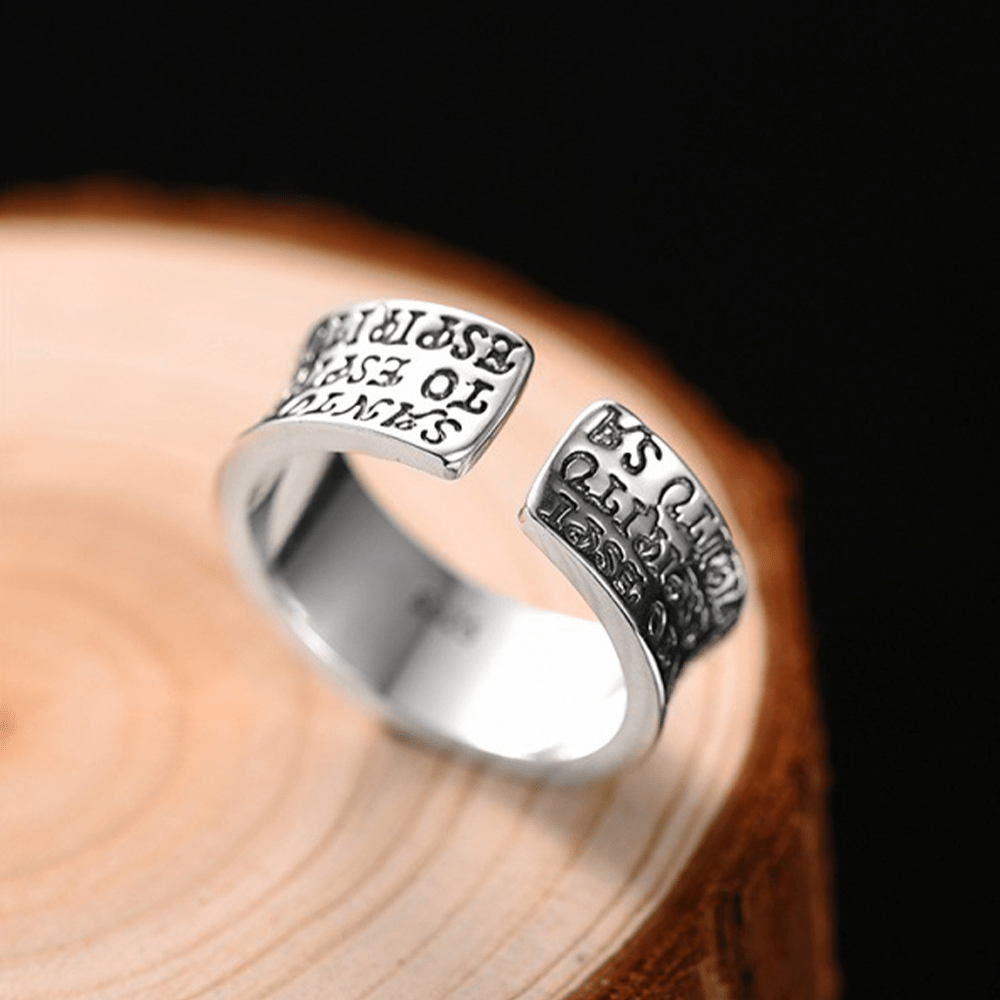 Christianartworkshop Retro Style Two-tone Gold Miraculous Medal Blessing Mary Alloy Adjustable Ring - image 5