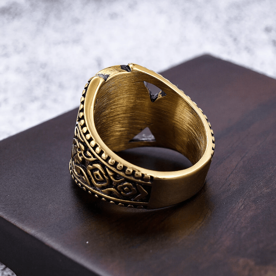 Christianartworkshop Classic Style Old Craft Jerusalem Cross Symbol Alloy Ring - image 7