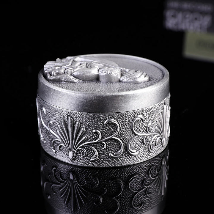 Christianartworkshop Classic Retro Style Crafted Madonna and Child Zinc Alloy Storage Box - image 2